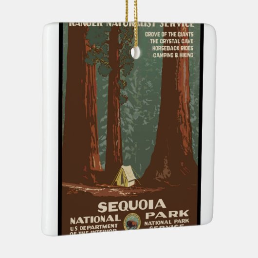Sequoia-Nationalpark Keramikornament (Rechts)