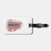 Sequoia Nationalpark Klettergarten Gepäckanhänger (Rückseite horizontal)