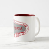 Sequoia Nationalpark Klettergarten Zweifarbige Tasse (VorderseiteRechts)