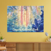 Sequoia-Nationalpark Leinwanddruck (Insitu (Wohnzimmer))
