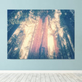 Sequoia-Nationalpark Leinwanddruck (Insitu (Holzboden))