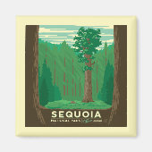 Sequoia-Nationalpark Magnet (Vorne)