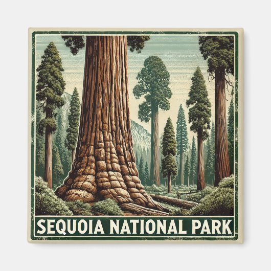 Sequoia-Nationalpark Magnet (Vorne)