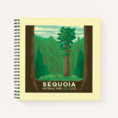 Sequoia-Nationalpark Notizblock (Vorderseite)