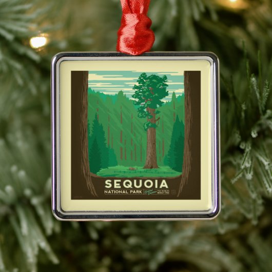 Sequoia-Nationalpark Ornament Aus Metall (Baum)