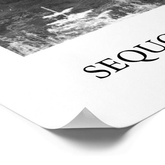 Sequoia-Nationalpark Poster (Ecke)