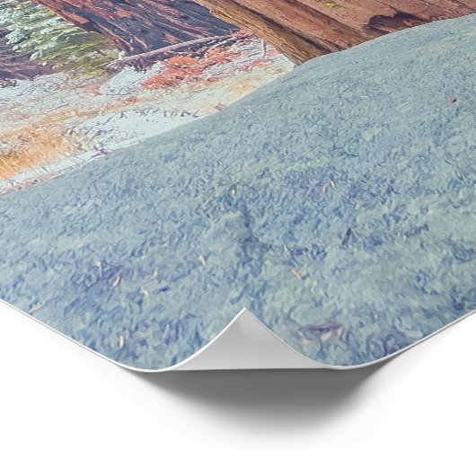 Sequoia-Nationalpark Poster (Ecke)