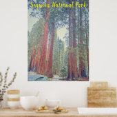 Sequoia-Nationalpark Poster (Küche)