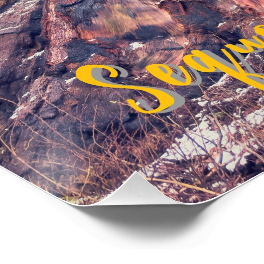 Sequoia-Nationalpark Poster (Ecke)