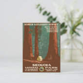 Sequoia-Nationalpark Postkarte (Stehend Vorderseite)