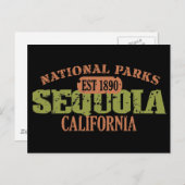 Sequoia-Nationalpark Postkarte (Vorne/Hinten)
