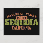 Sequoia-Nationalpark Postkarte (Vorderseite)