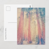 Sequoia-Nationalpark Postkarte (Vorne/Hinten)