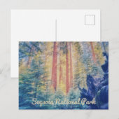 Sequoia-Nationalpark Postkarte (Vorne/Hinten)