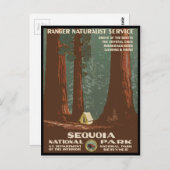 Sequoia-Nationalpark Postkarte (Vorne/Hinten)