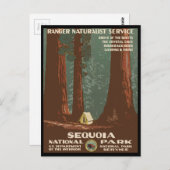 Sequoia-Nationalpark Postkarte (Vorne/Hinten)