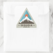 Sequoia-Nationalpark Quadratischer Aufkleber (Tasche)