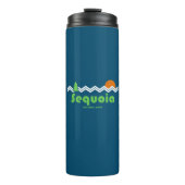 Sequoia Nationalpark Retro Thermosbecher (Vorderseite)