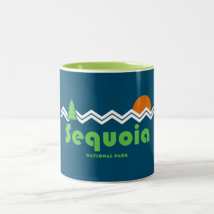 Sequoia Nationalpark Retro Zweifarbige Tasse