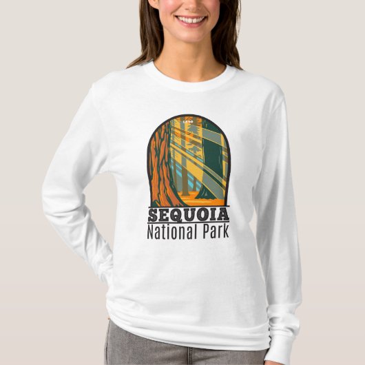 Sequoia Nationalpark Riesengebirge Sequoia T - Shi T-Shirt (Vorderseite)