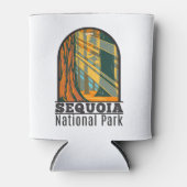 Sequoia Nationalpark Riesengebirge Sequoia Trees Dosenkühler (Vorderseite)