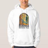 Sequoia Nationalpark Riesengebirge Sequoia Trees Hoodie (Vorderseite)