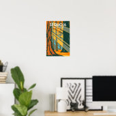Sequoia Nationalpark Riesengebirge Sequoia Trees Poster (Heimbüro)