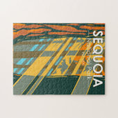 Sequoia Nationalpark Riesengebirge Sequoia Trees Puzzle (Horizontal)