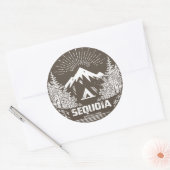 Sequoia-Nationalpark Runder Aufkleber (Umschlag)