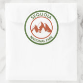 Sequoia-Nationalpark Runder Aufkleber (Tasche)