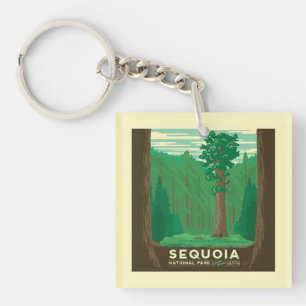 Sequoia-Nationalpark Schlüsselanhänger