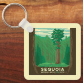 Sequoia-Nationalpark Schlüsselanhänger (Vorderseite)