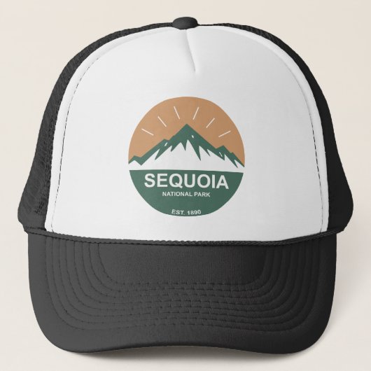 Sequoia-Nationalpark Truckerkappe (Vorderseite)