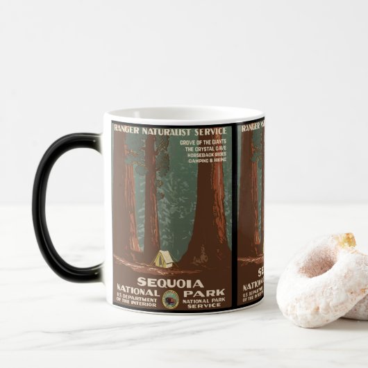 Sequoia-Nationalpark Verwandlungstasse (Mit Donut)