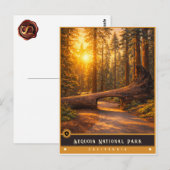 Sequoia-Nationalpark | Vintage Postkarte (Vorne/Hinten)