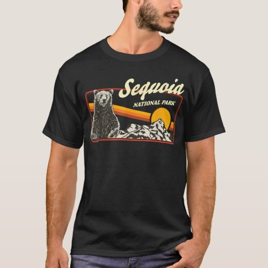Sequoia-Nationalpark Vintage T-Shirt (Vorderseite)