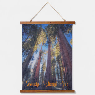 Sequoia-Nationalpark Wandteppich Mit Holzrahmen