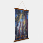 Sequoia-Nationalpark Wandteppich Mit Holzrahmen (Gewinkelt)