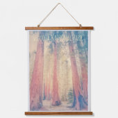 Sequoia-Nationalpark Wandteppich Mit Holzrahmen (Vorderseite)