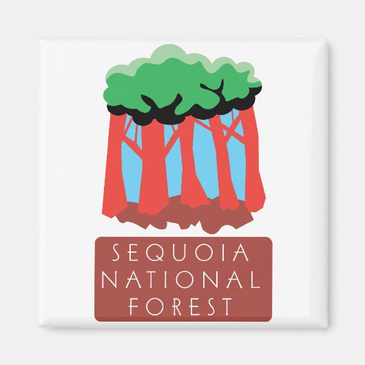 Sequoia-Nationalwald Magnet (Vorne)