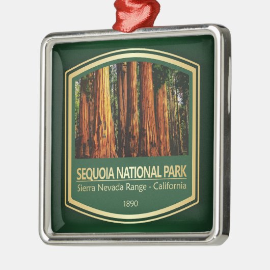 Sequoia NP (PF1) Ornament Aus Metall (Links)