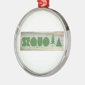 Sequoia Ornament Aus Metall (Links)