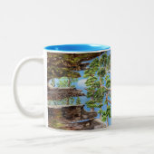 Sequoia Redwoods Zweifarbige Tasse (Links)