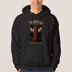 Sequoia-Riesenbaum-Vintage-Park-Bär-Wanderer Hoodie