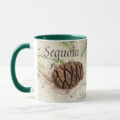 Sequoia T-Shirt Cone - Nationalpark Sand Sequoia Tasse (Links)