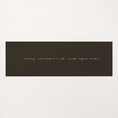 Sequoia-Tree mit Zitat-Yoga-Mat Yogamatte (Rückseite (Horizontal))