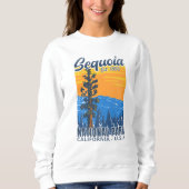 Sequoia Trees California Wilderness Landscape Sweatshirt (Vorderseite)