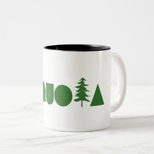 Sequoia Zweifarbige Tasse (VorderseiteRechts)