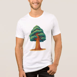 Sequoiadendron giganteum Baum Tri-Blend Shirt