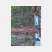 Sequoias & Merced River Yosemite National Park, CA Fleecedecke (Vorderseite)